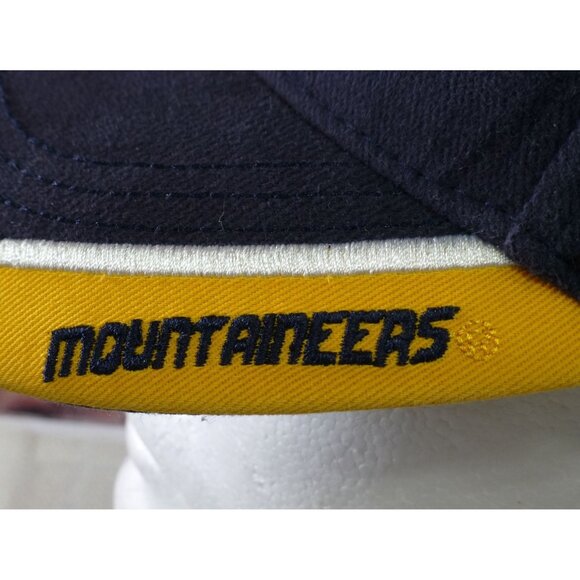 West Virginia Mountaineers Hat Navy Gold Adjustable Cap By Captivating Headwear - Picture 6 of 9